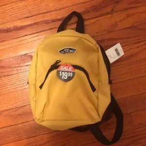 Brand New (with tags) Yellow Vans bookbag